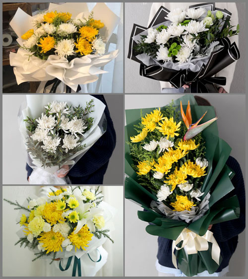 福建龙岩上杭县通贤乡曹邱村白事花束代送